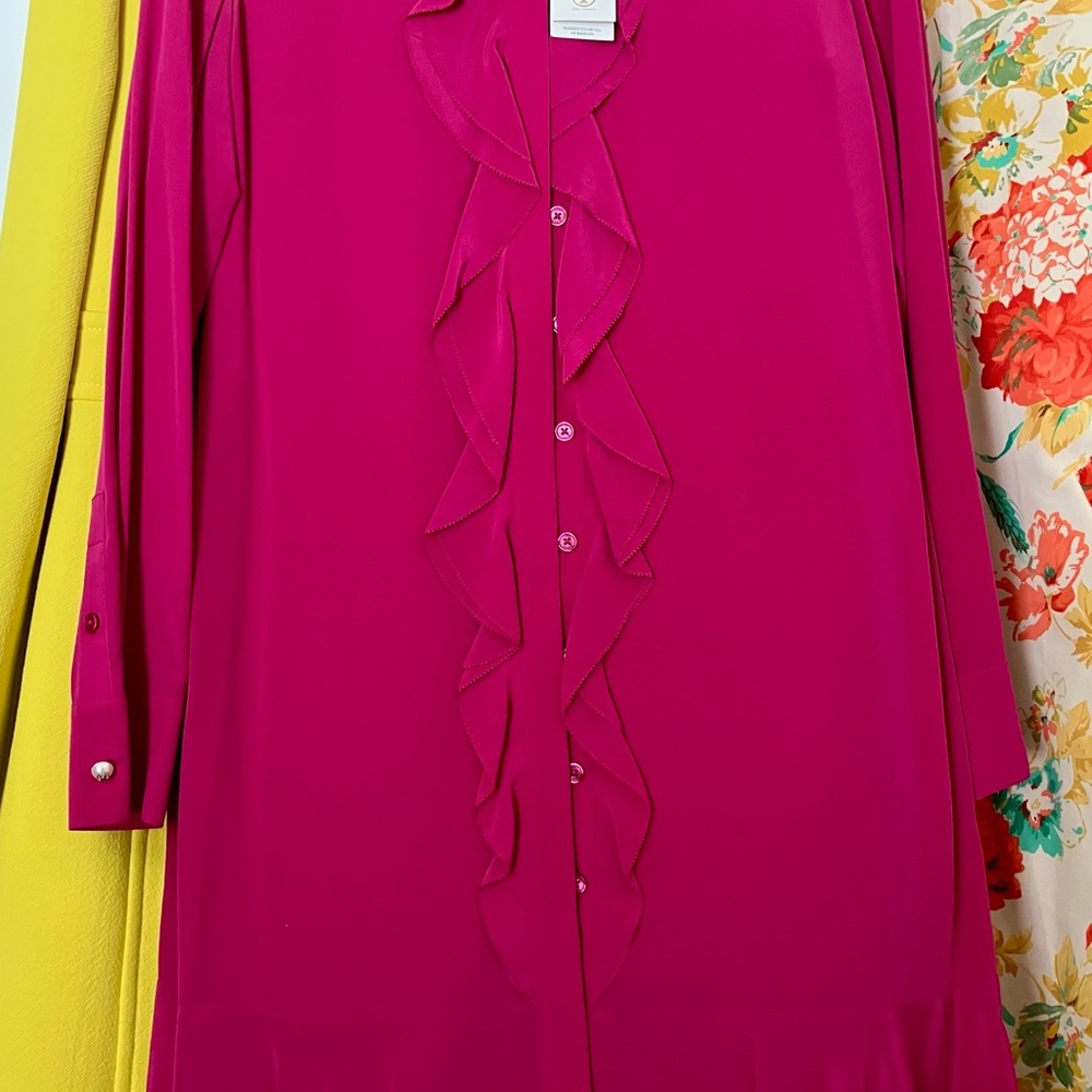 Tory Burch Fuchsia Pink Dress NWT - Picture 2 of 6